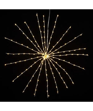 16" 160L Warm White Fairy LED Starburst Light 2