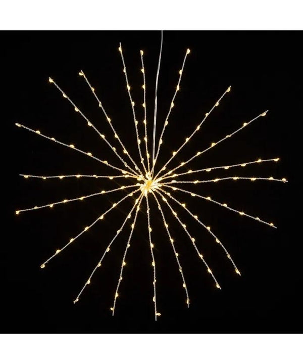 16" 160L Warm White Fairy LED Starburst Light 2