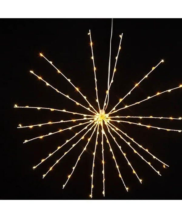 16" 160L Warm White & Cool White Fairy LED Starburst Light 2