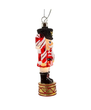 5.75" Glass Illuminated Gems USB Warm White LED Nutcracker Ornament 2