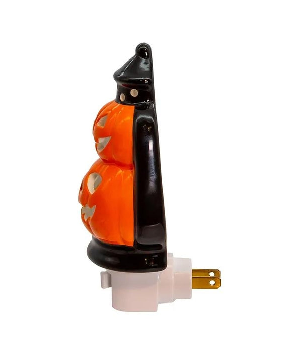 6.5" Halloween Jack-O-Lantern Flicker Flame Night Light 4