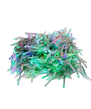 16' 480 Light RGB Clear Wire Multi-Color Multifunction Cluster Garland Lights 2