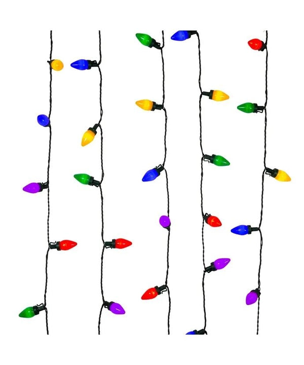 20.4' 50L C7 Multicolor LED Multifunction Light Set With Green Wire 2