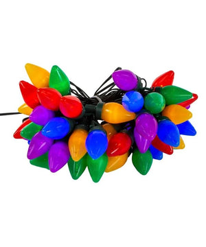 20.4' 50L C7 Multicolor LED Multifunction Light Set With Green Wire 3