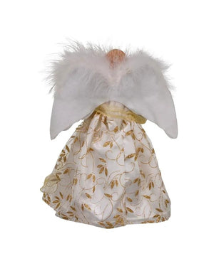 12" Battery Operated Gold Fiber Optic Color Changing LED Angel Tree Topper 3
