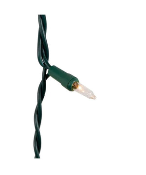 9' 10 Light UL Clear Light Green Wire Light Set In Polybag 2