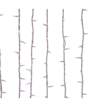 100 Light 16.5' UL Cool White LED Green Wire Jingle Bright™ Light Set 2