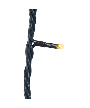 100 Light 16.5' UL Warm White 100% Soft Twinkle LED Green Wire Jingle Bright™ Light Set 3