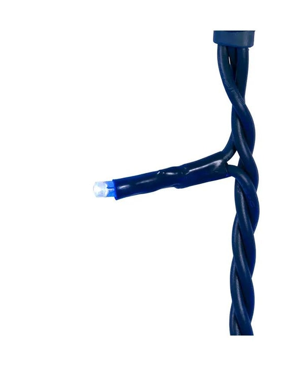 300 Light 49.8' UL Blue LED Green Wire Jingle Bright™ Light Set 3