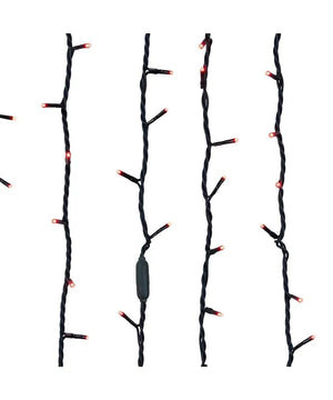 300 Light 49.8' UL Red LED Green Wire Jingle Bright™ Light Set 2
