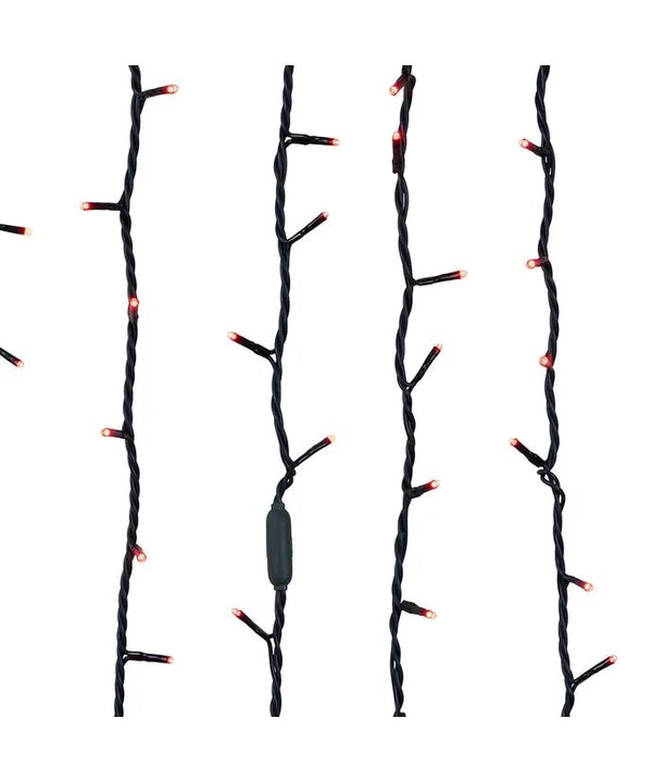 300 Light 49.8' UL Red LED Green Wire Jingle Bright™ Light Set 2
