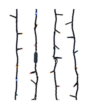 300 Light 49.8' UL Multicolor LED Green Wire Jingle Bright™ Light Set 2
