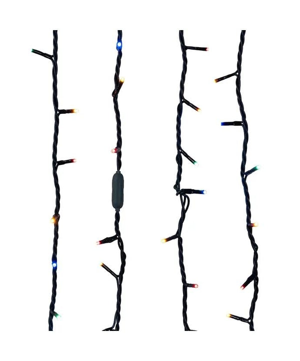 300 Light 49.8' UL Multicolor LED Green Wire Jingle Bright™ Light Set 2