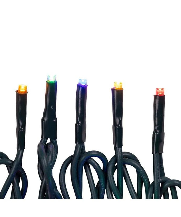 300 Light 49.8' UL Multicolor LED Green Wire Jingle Bright™ Light Set 3