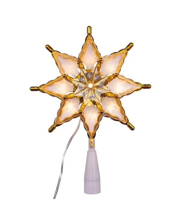 10" 18 Light LED Multifunction 8-Point Star Tree Topper 2