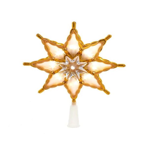 10" 18 Light LED Multifunction 8-Point Star Tree Topper 1