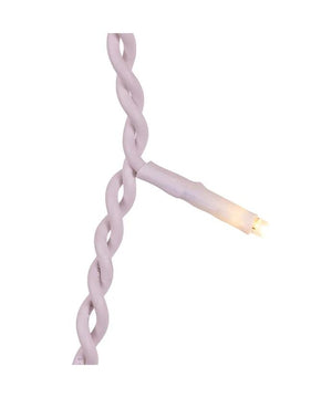 196 Light 9.4' UL Warm White LED Jingle Bright Icicle Light Set 2