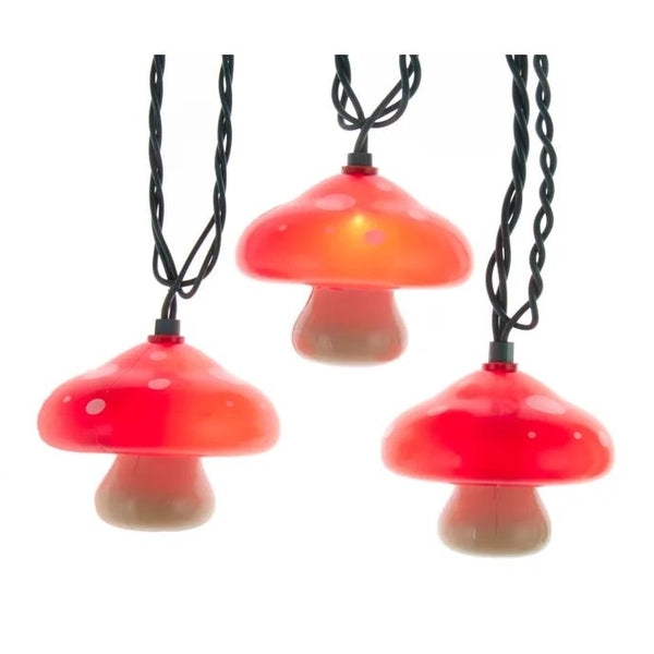 10 Light 9' UL Mushroom Light Set 1