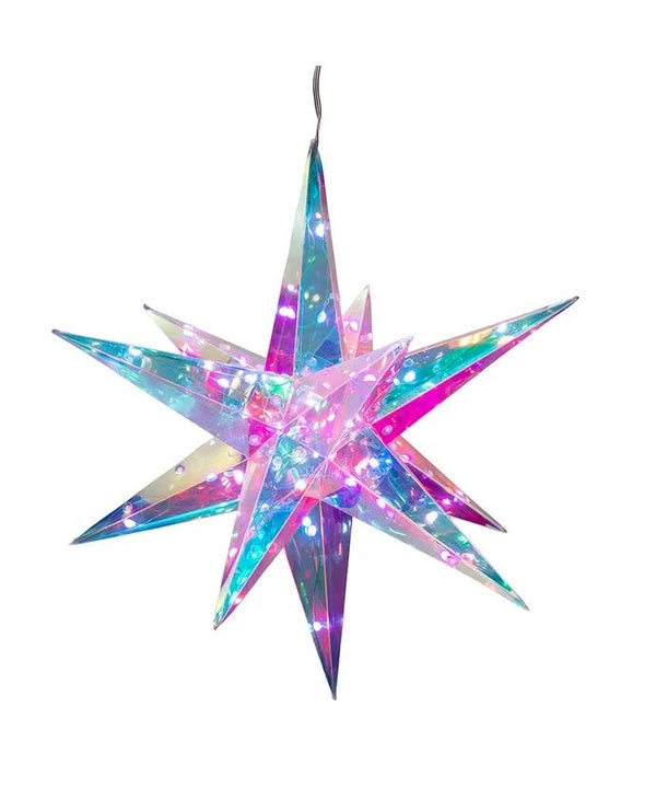 14.5" 72L RGB LED Magical Iridescence Holographic Foldable Starburst  With Remote 2