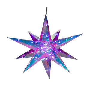 14.5" 72L RGB LED Magical Iridescence Holographic Foldable Starburst  With Remote 1