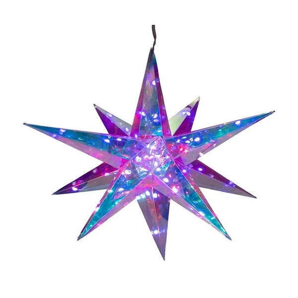 14.5" 72L RGB LED Magical Iridescence Holographic Foldable Starburst  With Remote 1