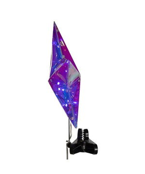 13.25" 15L RGB LED Magical Iridescence Holographic Star Treetop With Remote 3
