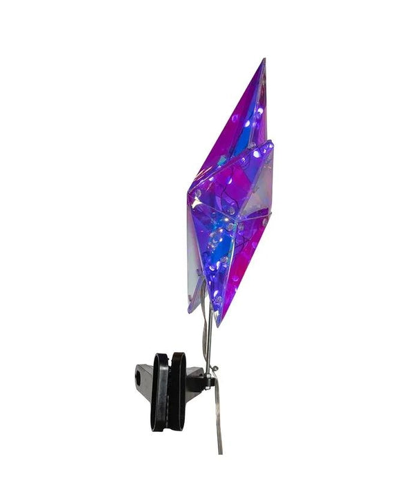 13.25" 15L RGB LED Magical Iridescence Holographic Star Treetop With Remote 4
