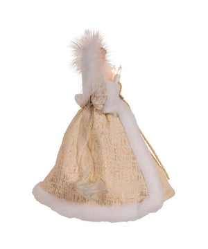 10 Light 10" Natural Angel Tree Topper 2