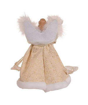 10 Light 10" Natural Angel Tree Topper 3