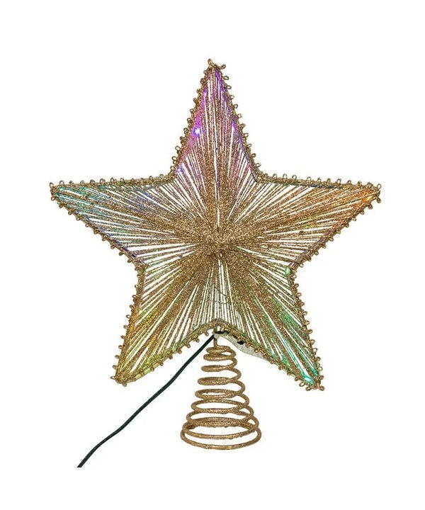 11.5" 27 Light Multicolor LED SMD Star Tree Topper 2