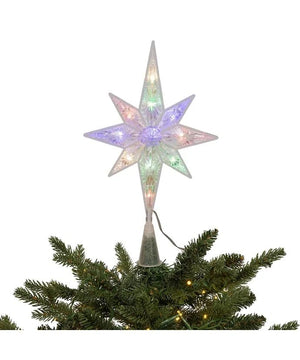 11 Light 12.6" Multicolor LED Star Treetop With Remote 3