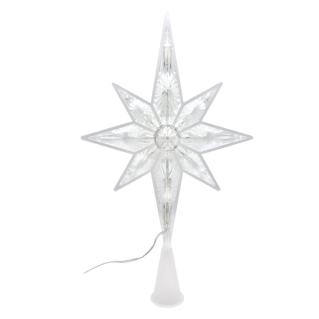 11 Light 12.6" Multicolor LED Star Treetop With Remote 1