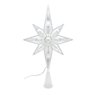 11 Light 12.6" Multicolor LED Star Treetop With Remote 1