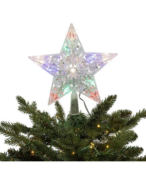 11 Light 8.65" Multicolor LED Star Treetop With Remote 3