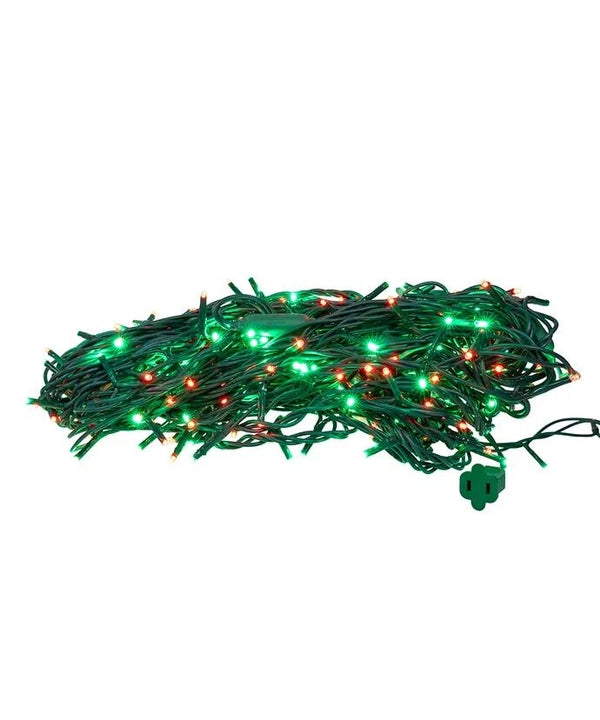 300 Light 49.8' UL Red & Green LED Green Wire Jingle Bright™ Light Set 2