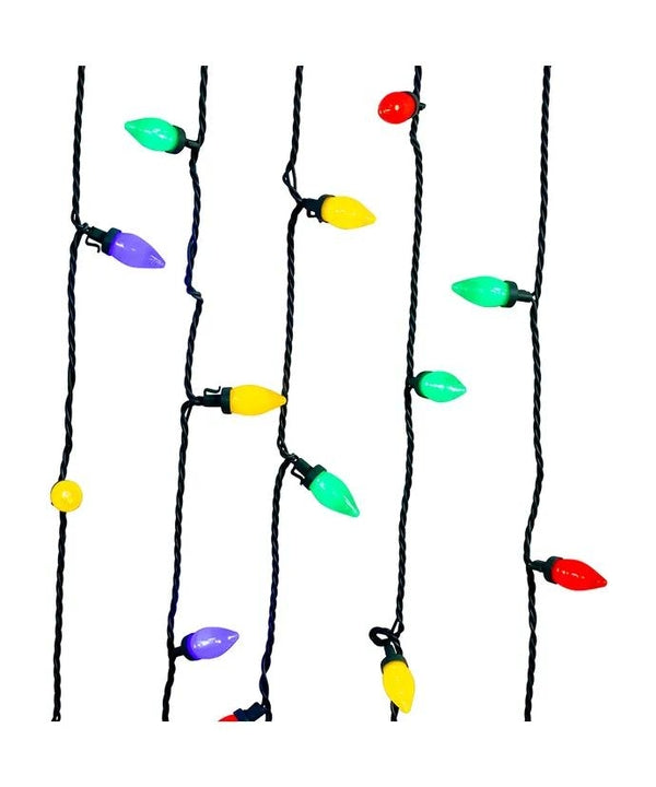 66' 100L Multicolor LED Opaque C7 String Lights On Spool 3