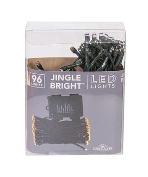 96 Light 23.75' Battery Operated Multifunction Warm White Jingle Bright™ Fairy Light Set 3