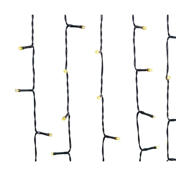 96 Light 23.75' Battery Operated Multifunction Warm White Jingle Bright™ Fairy Light Set 1