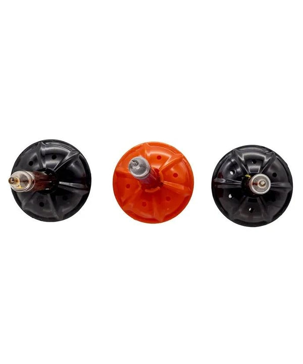 Halloween Black & Orange Bubble Light Replacement Bulbs (3 pack) 2