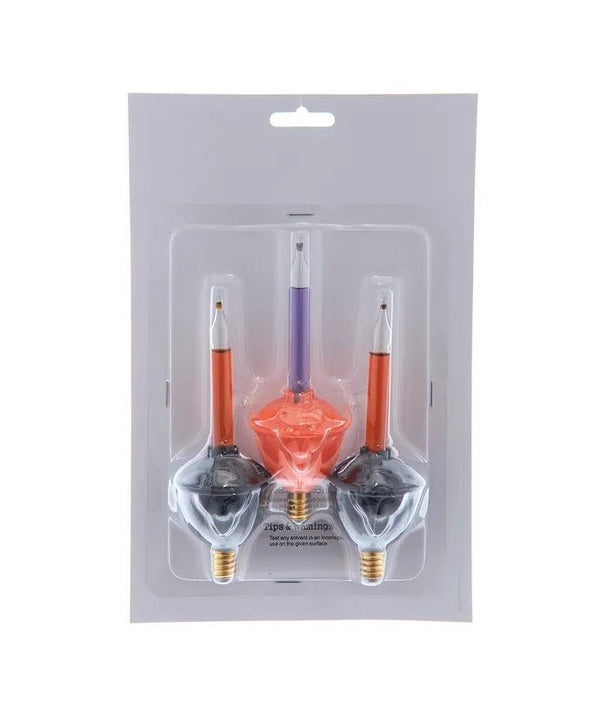 Halloween Black & Orange Bubble Light Replacement Bulbs (3 pack) 3