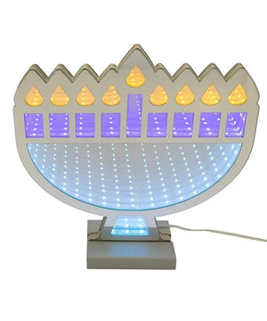 9.84" Multicolor LED Menorah Infinity Light 2