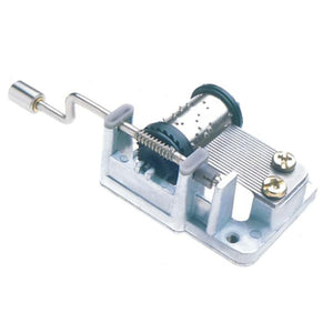 3" Love Me Tender Crank Galvanized Steel Music Box 2