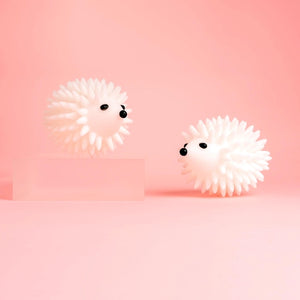 7.99" White Hedgehog Dryer Buddies (2 Pack) 3