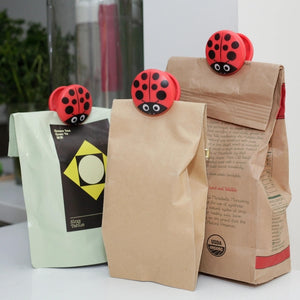 7.48" Ladybug Bag Clips (6 Pack) 2