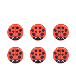 7.48" Ladybug Bag Clips (6 Pack) 1