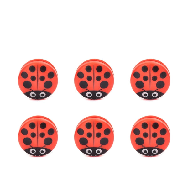 7.48" Ladybug Bag Clips (6 Pack) 1