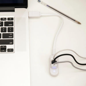 6.54"  White USB Handy Hub 2