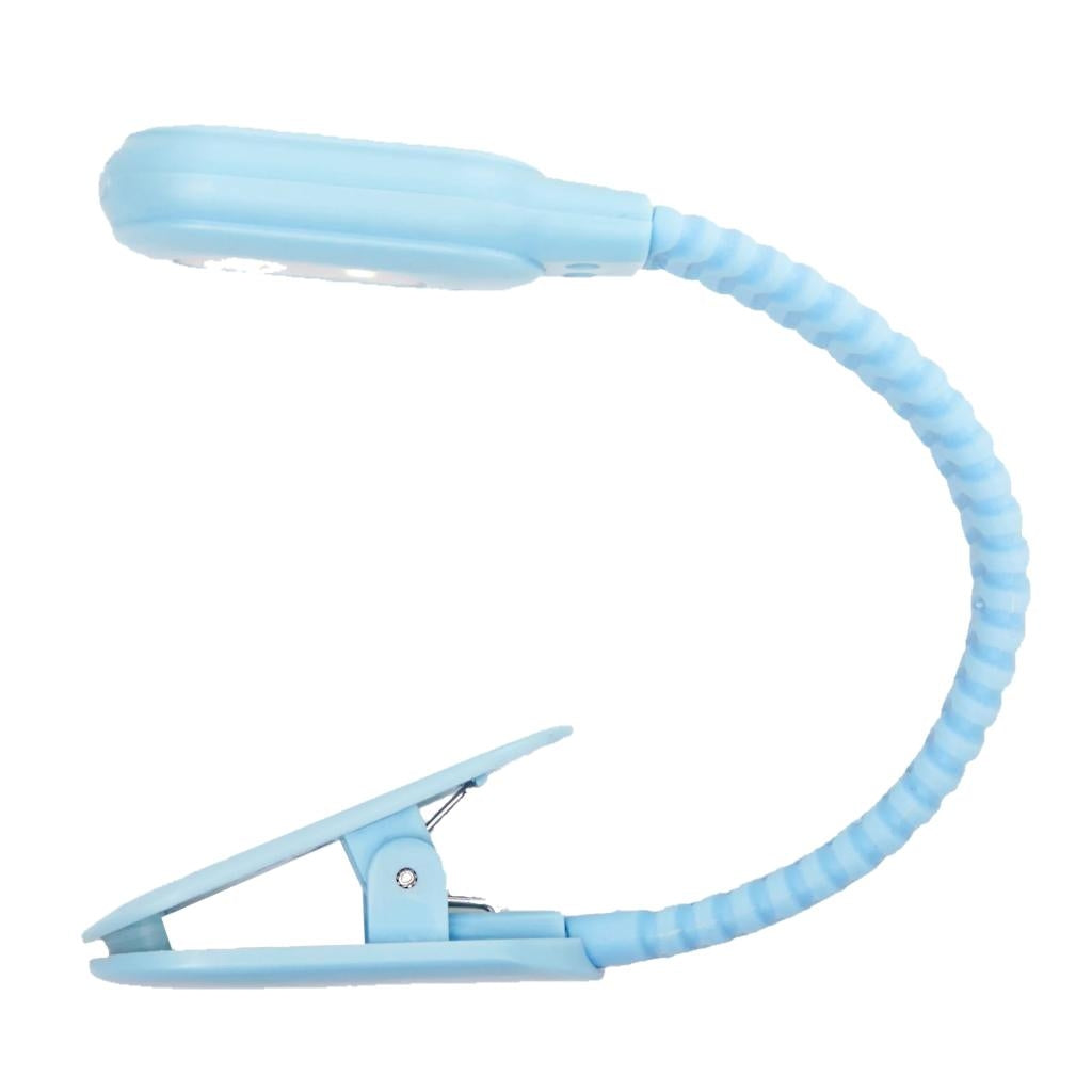 Blue Adjustable Neck USB Rechargeable Bok Light 1