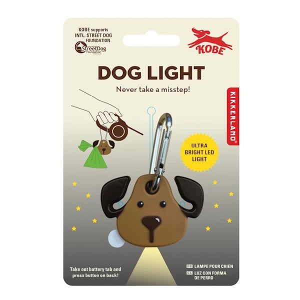 Brown Kobe Dog Light Keychain Light 3