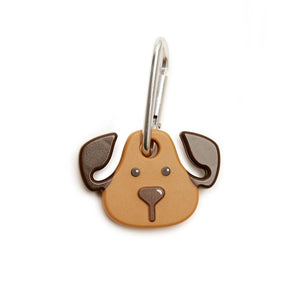 Brown Kobe Dog Light Keychain Light 1